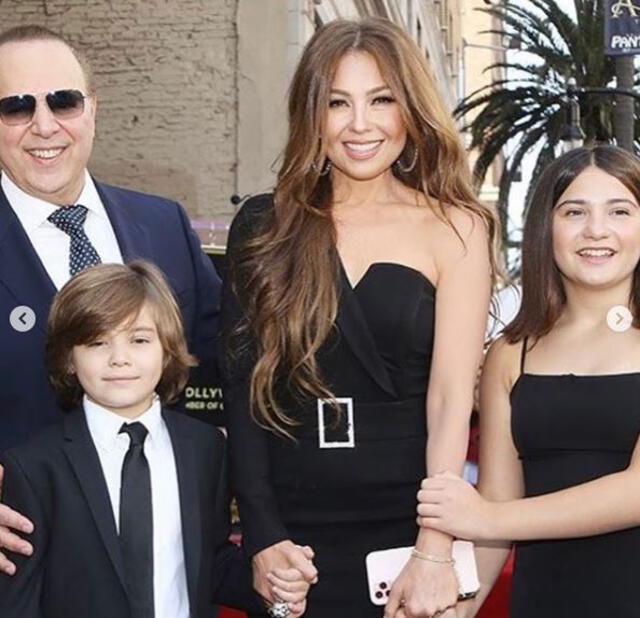 Tommy Motolla y Thalía han demostrado que su familia es muy unida.