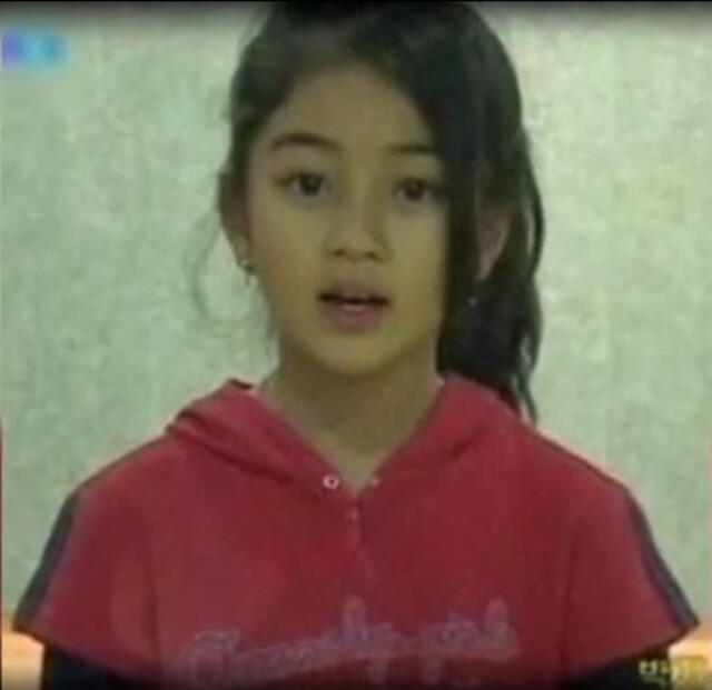 Fotos de Jihyo cuando era niña. Foto: JYP