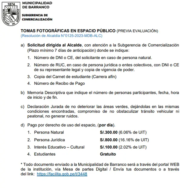 Resolución de Alcaldía N°0125-2023-MDB-ALC. Resolución de Alcaldía N°0125-2023-MDB-ALC.