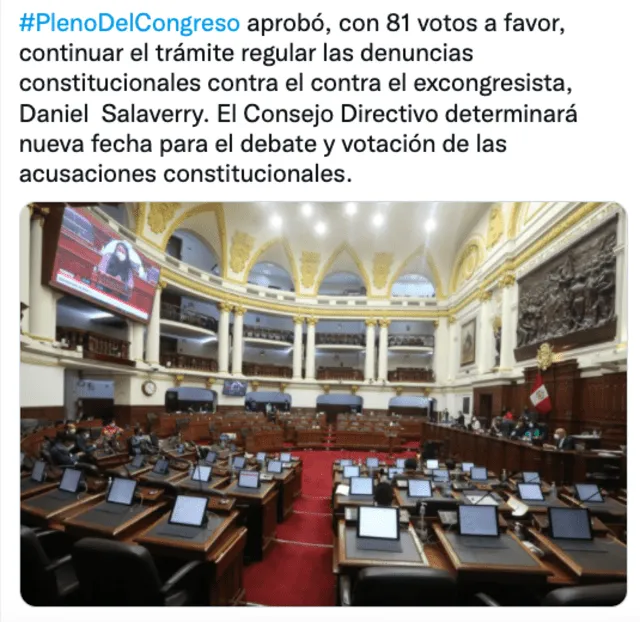 Twitter del Congreso