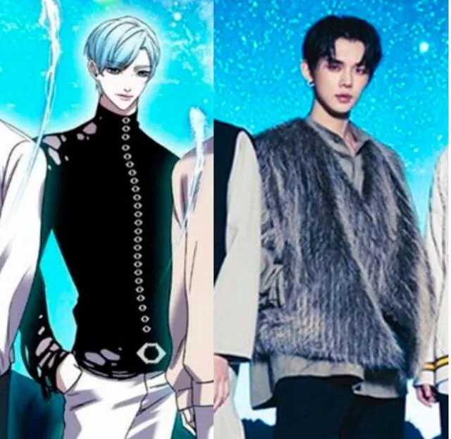 TXT en The star seekers. Foto: Webtoon/HYBE