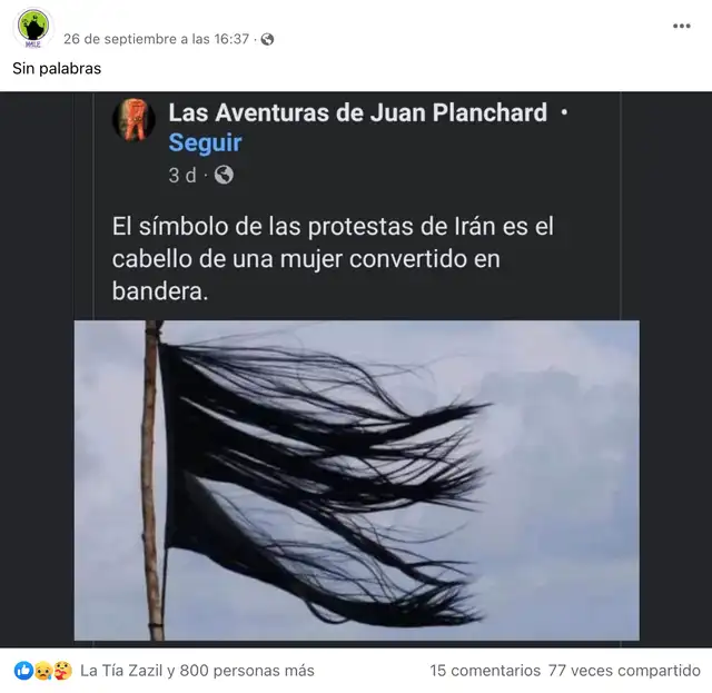 Imagen compartida en diversas publicaciones de redes sociales. Foto: captura LR/Facebook. Imagen compartida en diversas publicaciones de redes sociales. Foto: captura LR/Facebook.