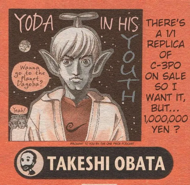 Takeshi Obata cuenta con su propia versión de Yoda.
