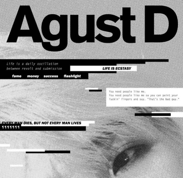 Mixtape de Suga "Agust D". Foto: BIG HIT   