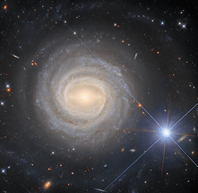  El Telescopio Espacial Hubble captó a la galaxia NGC 3783. Foto: ESA   