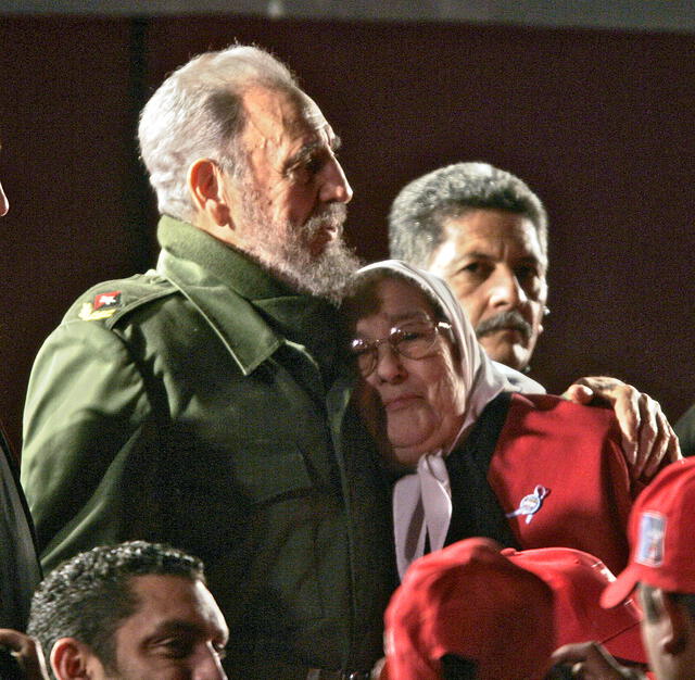 Fidel Castro y Bonafi en julio de 2006. Foto: AFP