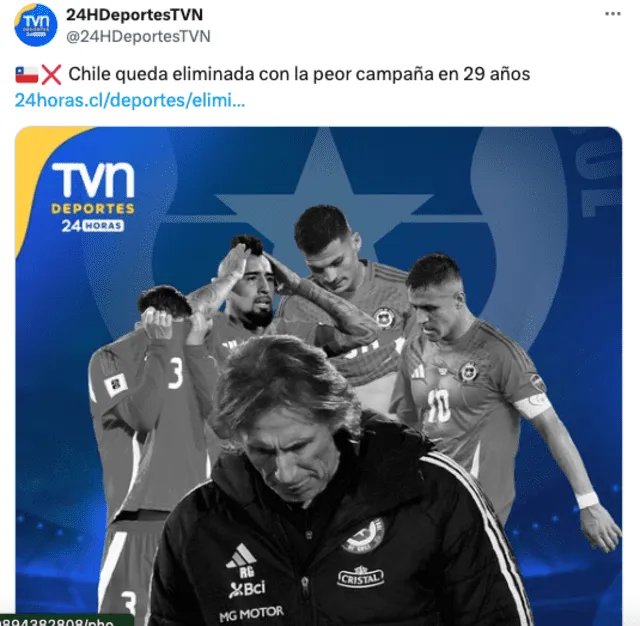 Prensa chilena tras derrota ante Bolivia por Eliminatorias. Foto: captura de Twitter Prensa chilena tras derrota ante Bolivia por Eliminatorias. Foto: captura de Twitter