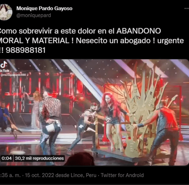 La caída que tuvo Monique Pardo en plena competencia. Foto: Twitter La caída que tuvo Monique Pardo en plena competencia. Foto: Twitter