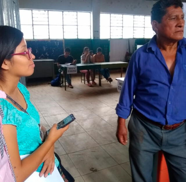 Denuncian falta de material electoral en colegio de Carabayllo.