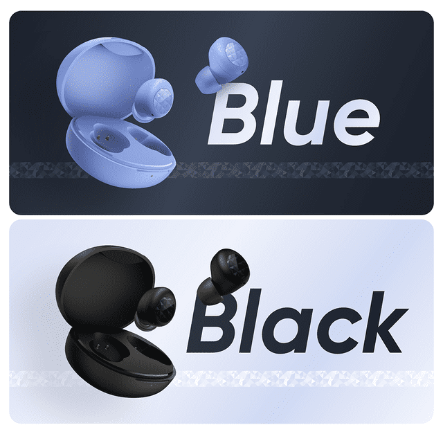 Están disponibles en color negro y azul. Foto: Realme