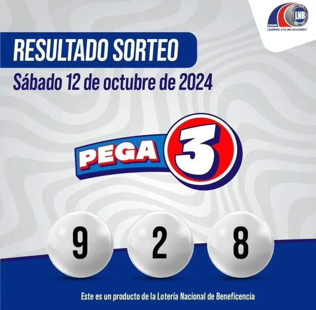 Resultado del Pega 3. Foto: LNB 