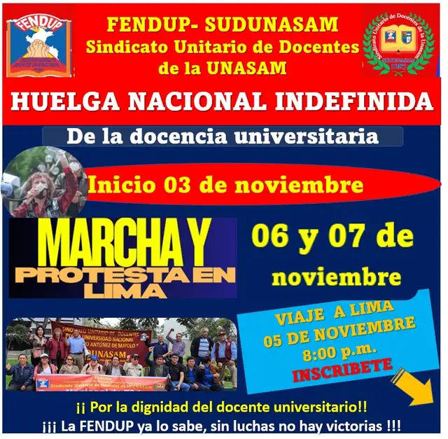 El líder de FENDUP denunció la falta de respuestas concretas de las autoridades. El líder de FENDUP denunció la falta de respuestas concretas de las autoridades.