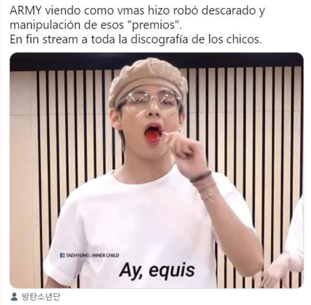 Comentarios de ARMY sobre los VMAs 2021. Foto: captura