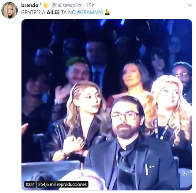 Ailee en los Grammy 2020.