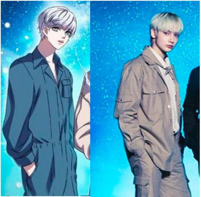 TXT en The star seekers. Foto: Webtoon/HYBE