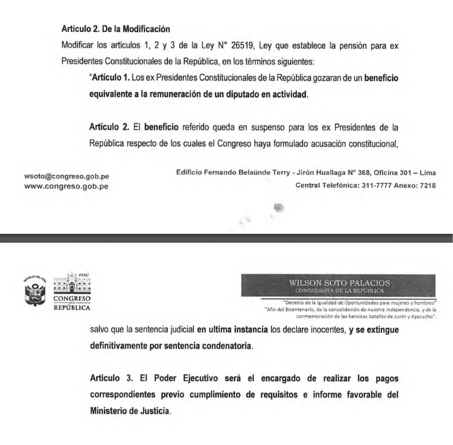  Proyecto de Ley 8617/2024-CR. | Foto: Congreso de la República.    