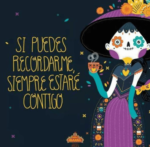  Imágenes para compartir por el Día de los Muertos. Foto: Pinterest   