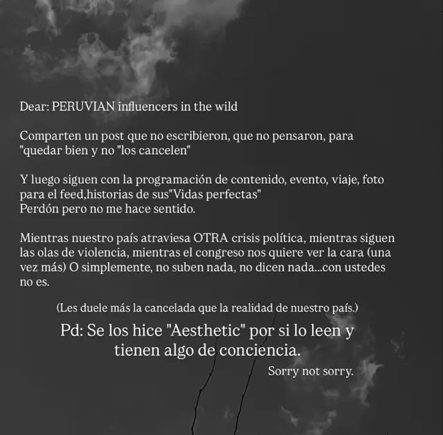 Janick Maceta y su fuerte crítica a influencers peruanos. Foto: Instagram. Janick Maceta y su fuerte crítica a influencers peruanos. Foto: Instagram.
