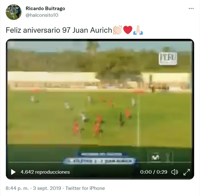 El día que Juan Aurich hizo un gol ‘maradoniano’ con la narración de Víctor Hugo