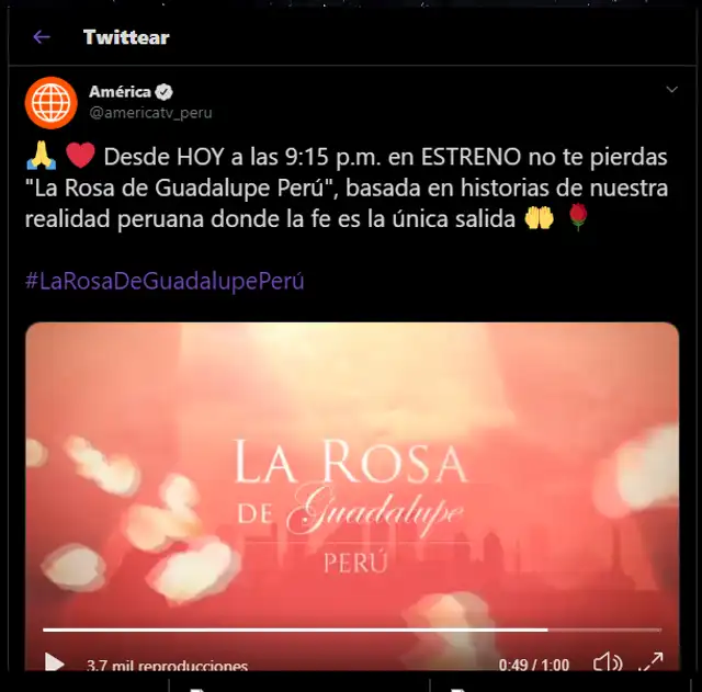 América TV anunció el nuevo programa a través de redes sociales. América TV anunció el nuevo programa a través de redes sociales.