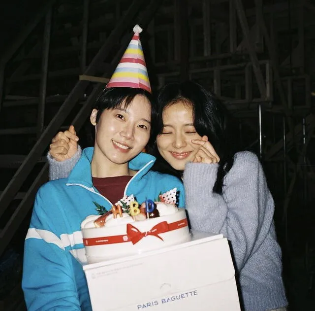  Jisoo y Kim Mi Soo. Foto: Instagram. 