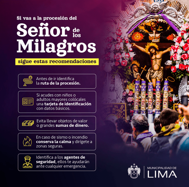 ¿Qué Días Sale El Señor De Los Milagros? Conoce Las Fechas Y Las Rutas ...