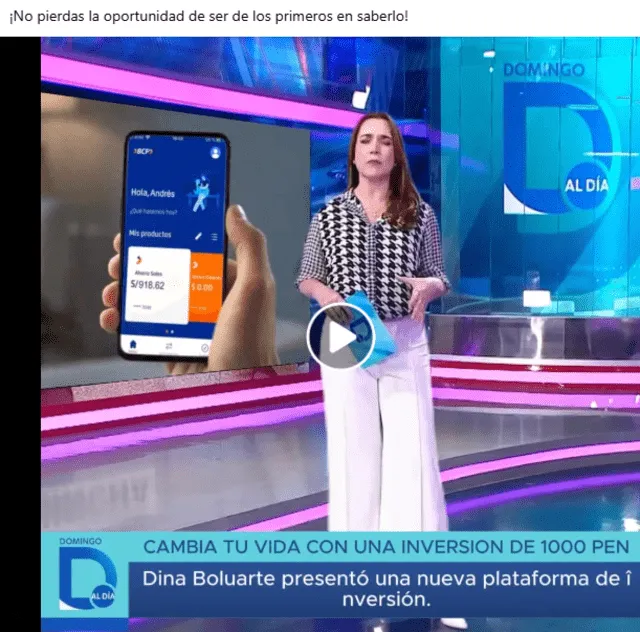  Falso reportaje creado con IA. Foto: La República<br><br>    