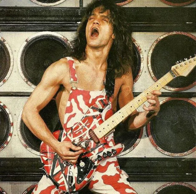 Eddie Van Halen de joven