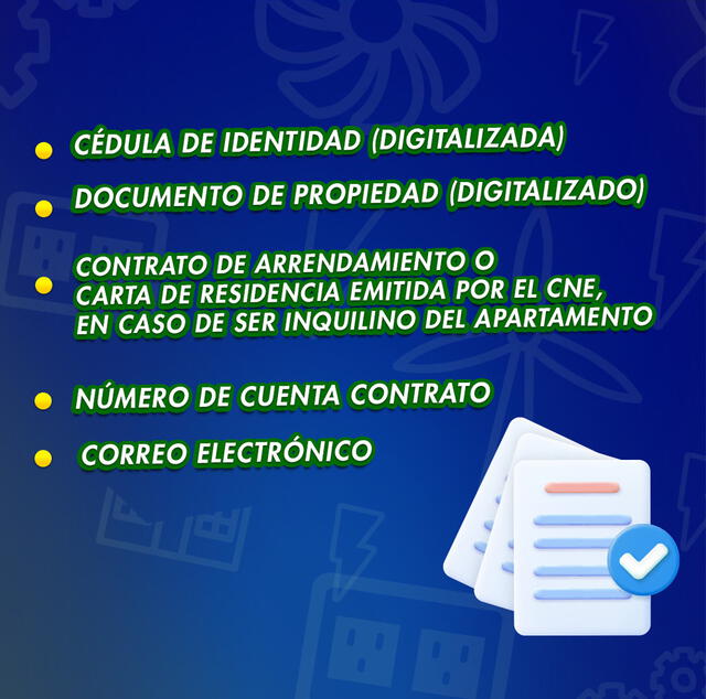 Necesitas cumplir con estos requisitos para solicitar este beneficio. Foto: Corpoelec Informa/X