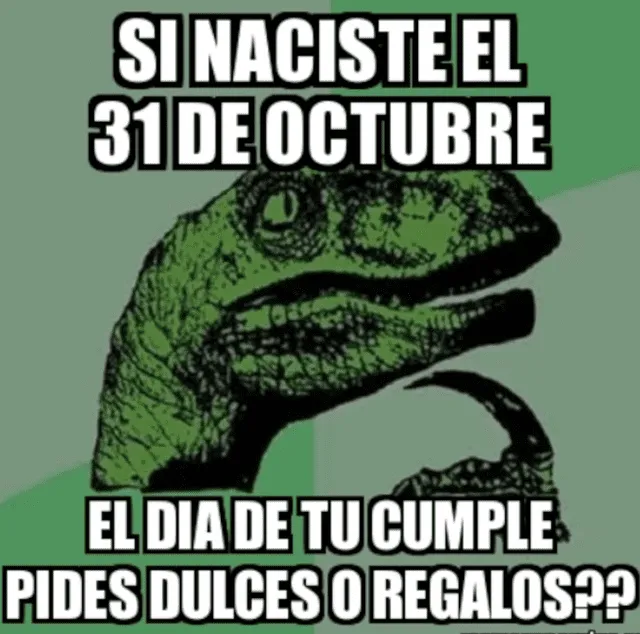  Usuarios compartieron divertidos memes en Halloween. Foto: X    