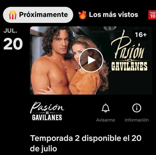 Netflix prepara el estreno de "Pasión de gavilanes 2" para el próximo 20 de julio