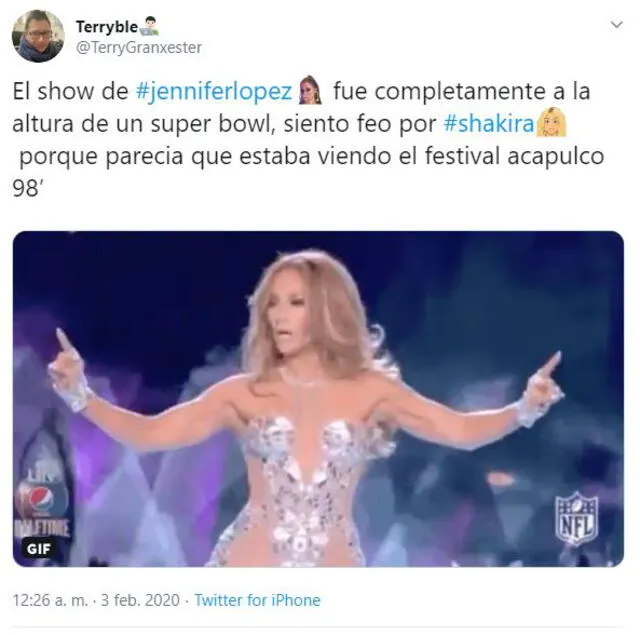 Usuarios de redes dan su opinión sobre Shakira y Jennifer Lopez