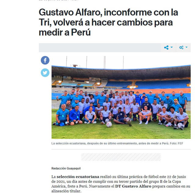 Alfaro hará cambios. Foto: El Comercio