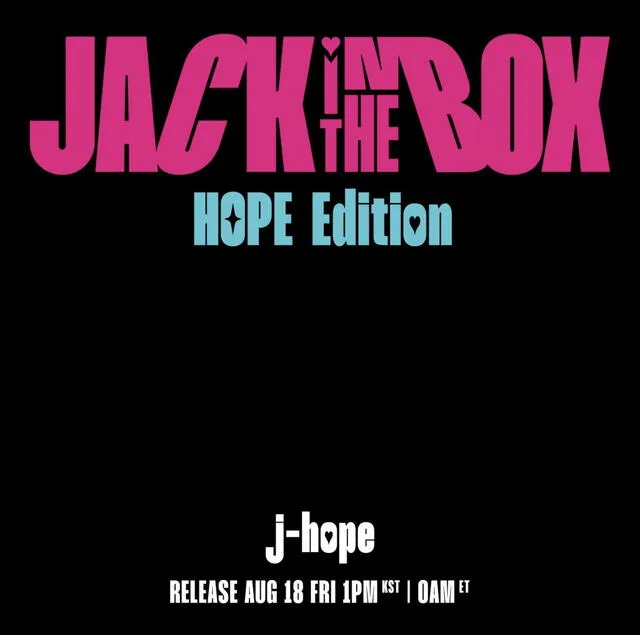  Versión física de J-Hope será lanzada en agosto con preventa programada para julio. Foto: Hybe 
