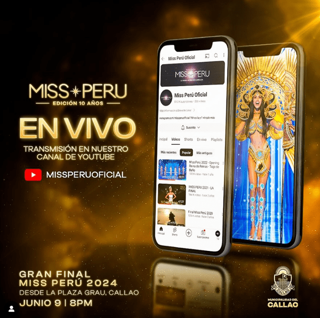  Canal del Miss Perú 2024. Foto: Instagram   