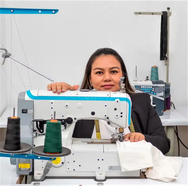 Susana Saldaña, presidenta de la Asociación Empresarial Gamarra Perú. Foto: Difusión.