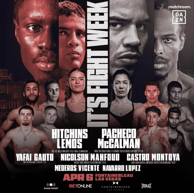 Gustavo Lemos | Richardson | Diego Pacheco | Shawn McCalman | Matchroom Boxing | DAZN