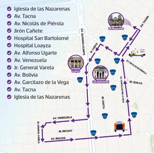 Miles de fieles esperan el próximo recorrido del Señor de los Milagros en Lima. Foto: Municipalidad de Lima   