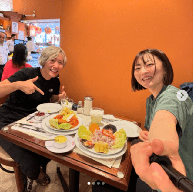 Saki Terada y Chiaki Inada disfrutaban del alpinismo. Foto: IG. Saki Terada y Chiaki Inada disfrutaban del alpinismo. Foto: IG.
