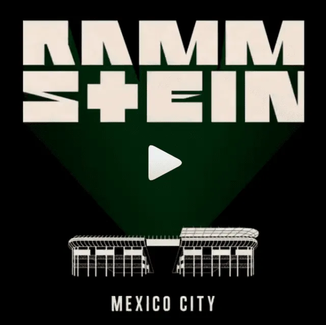 Rammstein confirma concierto en Ciudad de México. (Foto: Instagram)