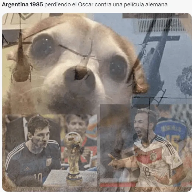  Usuarios latinos se quejan de que "Argentina, 1985" no haya ganado el oscar. Captura de Twitter    