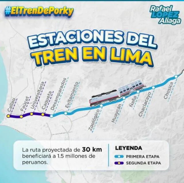Las estaciones del Tren Lima-Chosica. Foto: X   
