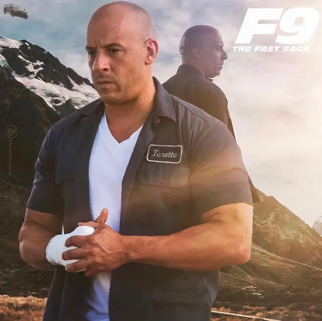 Vin Diesel comparte un fan arte inspirado en su papel de Rápidos y Furiosos. Foto: Instagram/@vindiesel