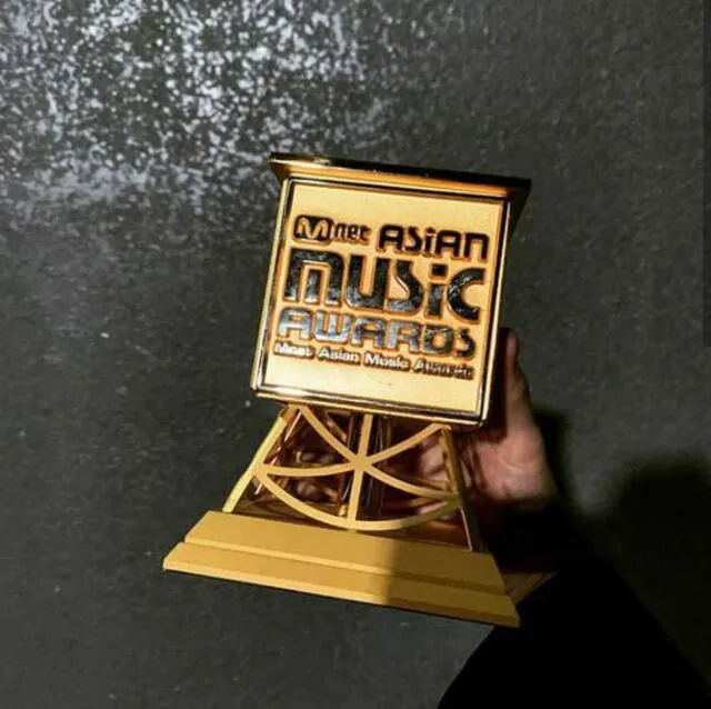 Mnet Asian Music Awards: así se ve el trofeo de los MAMA. Foto: Mnet