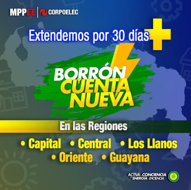 Borrón y Cuenta Nueva Corpoelec 2024: regístrate y accede al beneficio en simples pasos | X | Twitter