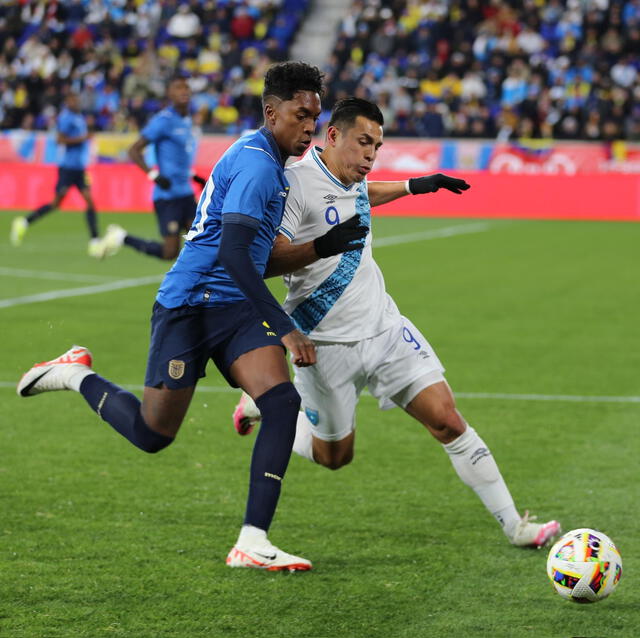 Guatemala, dirigida técnicamente por Luis Fernando Tena, cayó derrotada contra Ecuador por 2-0. Foto: fedefut_oficial/X<br>    