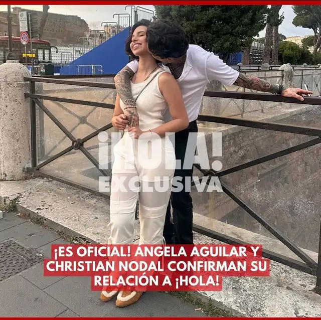 Fue así como la famosa revista HOLA! América hizo oficial el romance de Ángela y Christian. Foto: Instagram hola_mx   
