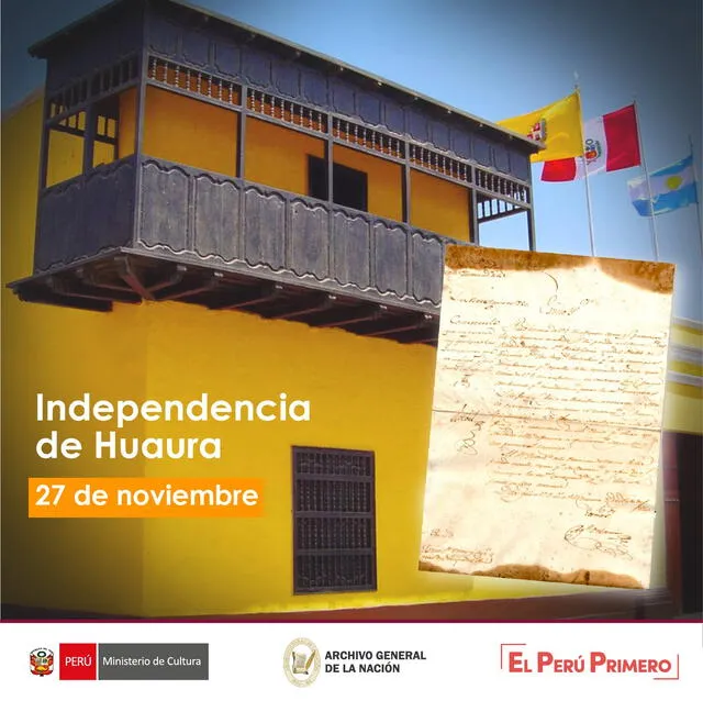  La independencia de Huaura se dio el 27 de noviembre de 1820. Foto: Archivo General de la Nación   