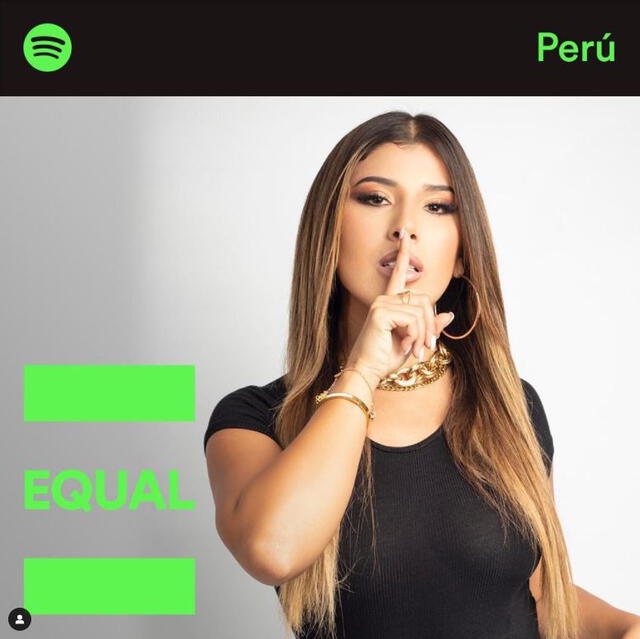 Yahaira Plasencia fue la nueva artista peruana en ser portada de Equal de Spotify.