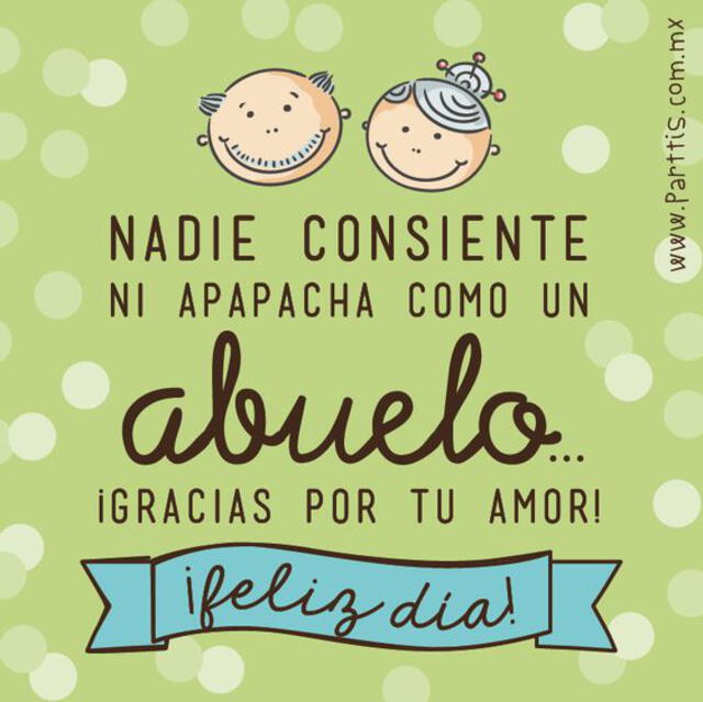Imágenes con frases para dedicar por el 'Día del Abuelo'. (Foto: Pinterest)